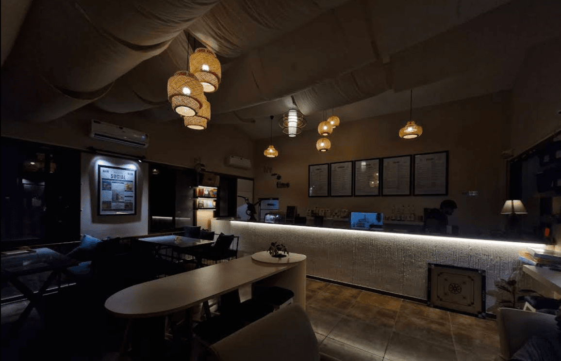 Social by Naava cafe interior lounge seating